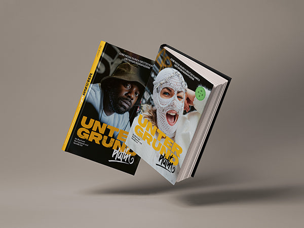 Untergrund Platin - Das Buch im Doppelpack ( Male Cover + Female Cover ) + Sticker Set